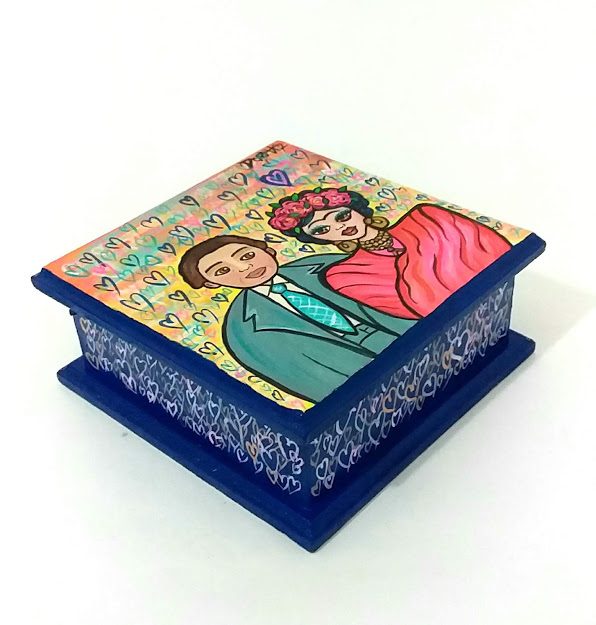Colección Amor en Blue "Cofre Frida y Diego"
