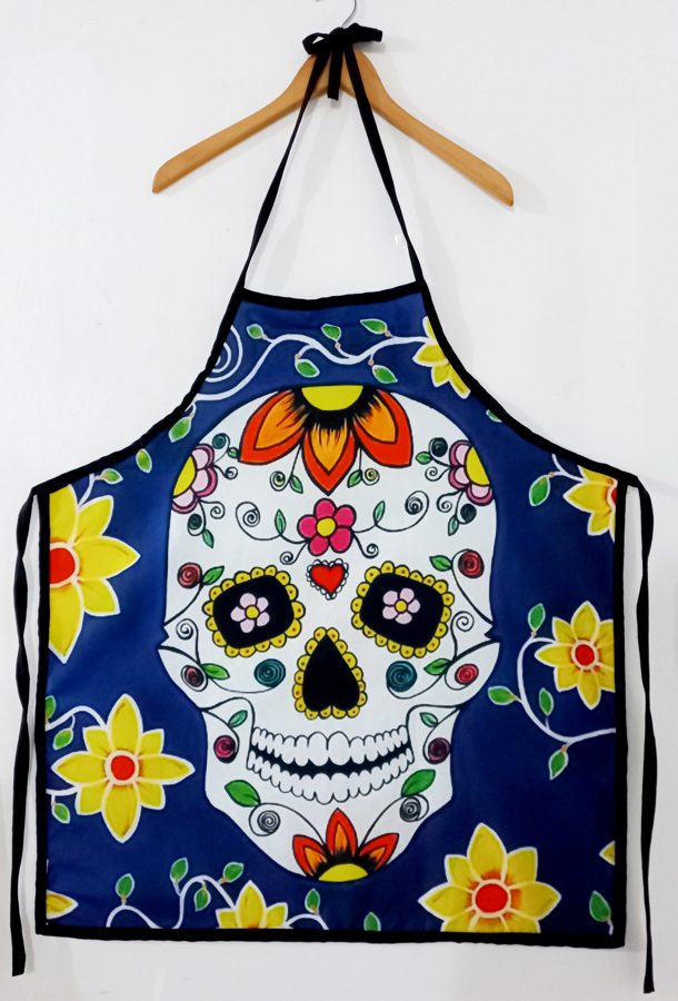 Delantal Catrina Azul