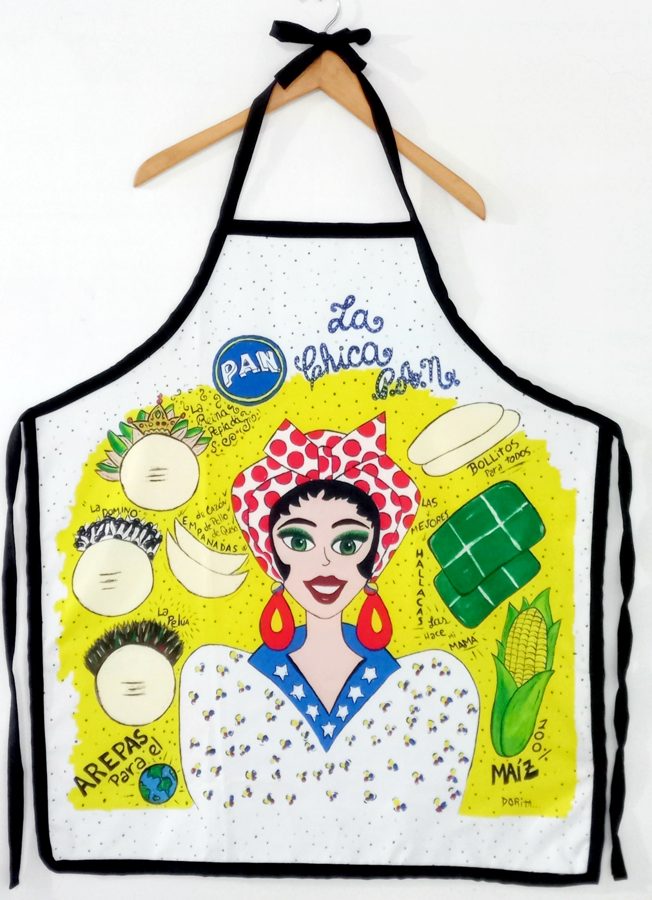 Delantal Chica Pan Blanca