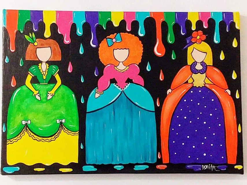 Meninas "Gotas de Colores".