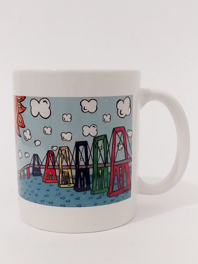 Taza Puente sobre el Lago